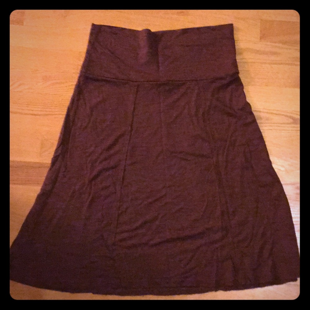 Prana brown skirt